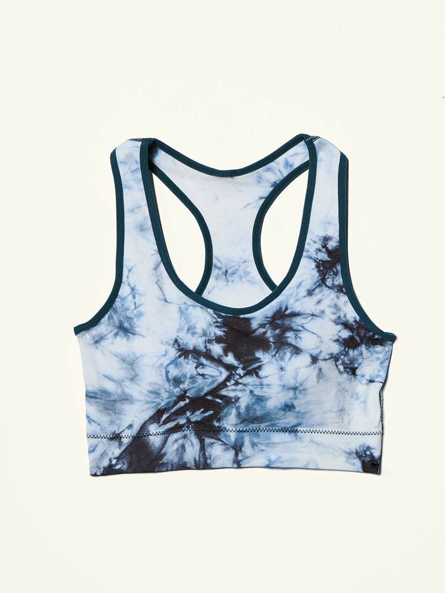 Kehlani Sports Bra in Blue Tie Dye Wash – Rebel Athletic